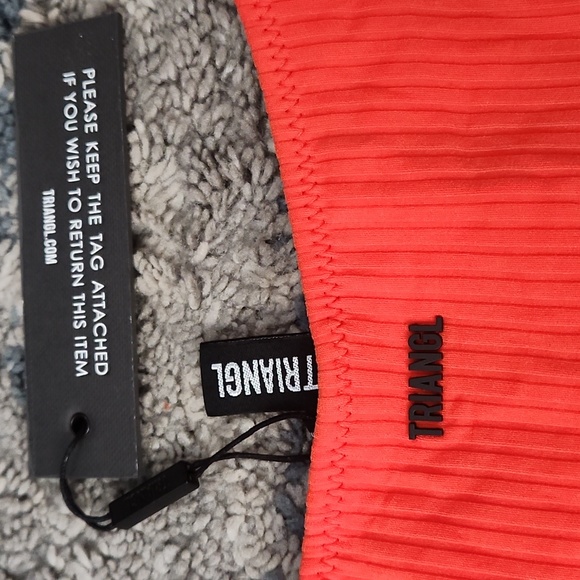 Red Rib Normal coverage bathing suit bottom - Picture 8 of 8